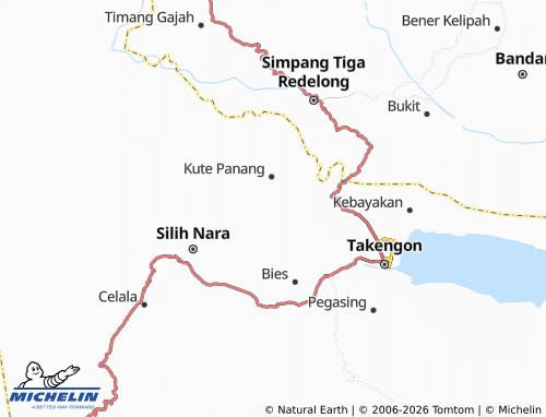 Carte MICHELIN Tapak Moge - ViaMichelin