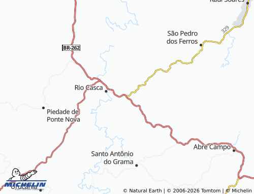 Mapa MICHELIN Santa Efigênia - ViaMichelin