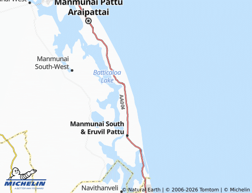 Mappa MICHELIN Mankadu - ViaMichelin