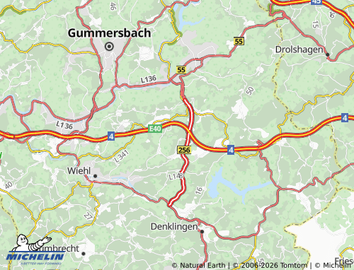 MICHELIN Komp map - ViaMichelin