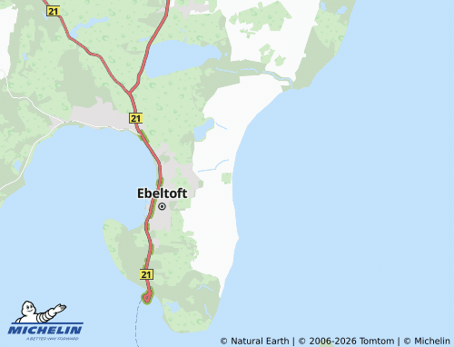 Mappa MICHELIN Boeslum Strand - ViaMichelin