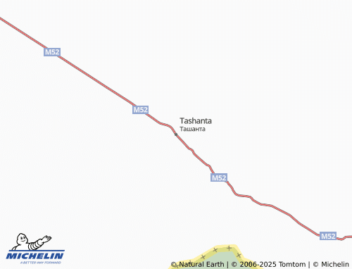 MICHELIN Tashanta map - ViaMichelin