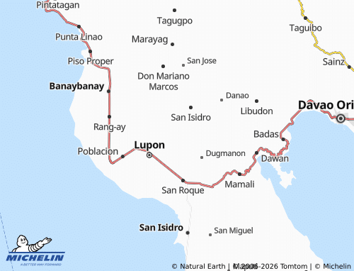 MICHELIN Tagboa map - ViaMichelin