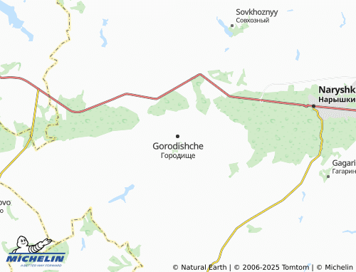 MICHELIN Gorodishche map - ViaMichelin