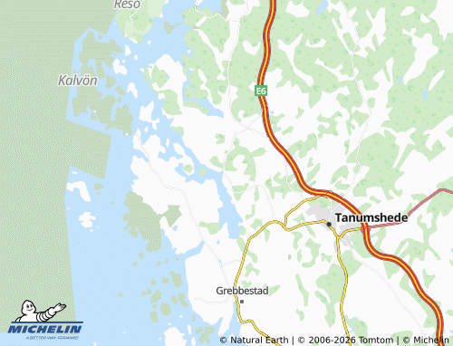 Carte MICHELIN Sannäs - ViaMichelin