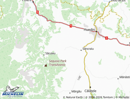 MICHELIN-Landkarte Alunișu - ViaMichelin