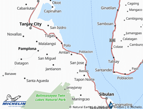 MICHELIN Amlan map - ViaMichelin