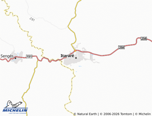 Carte MICHELIN Itararé - ViaMichelin