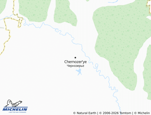 MICHELIN-Landkarte Chernozer'ye - ViaMichelin