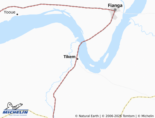 Carte MICHELIN Tikem - ViaMichelin