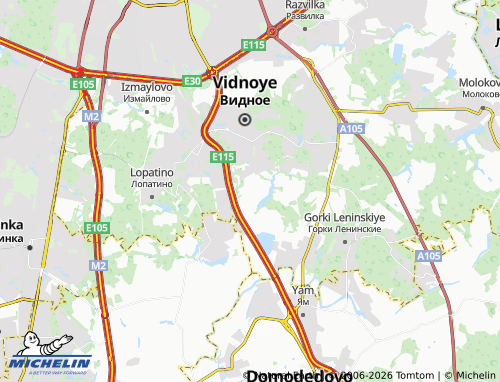 Carte MICHELIN Sapronovo - ViaMichelin