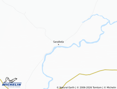 MICHELIN Saraikela map - ViaMichelin
