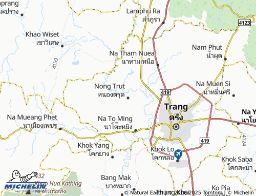 MICHELIN Nong Trut map - ViaMichelin