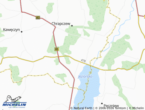 MICHELIN Zborów map - ViaMichelin