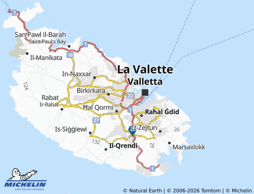 Mapa MICHELIN L-Imsida - ViaMichelin