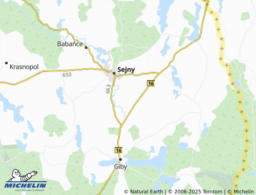MICHELIN Grudziewszczyzna map - ViaMichelin