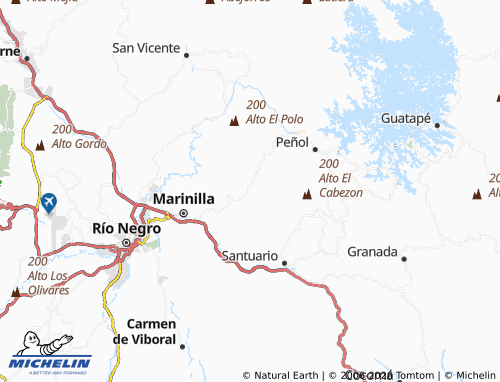 Carte MICHELIN San José - ViaMichelin