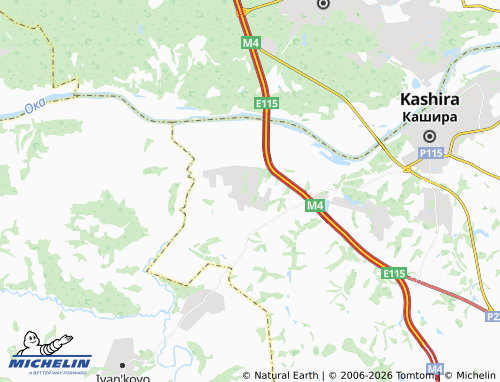 Carte MICHELIN Taraskovo - ViaMichelin