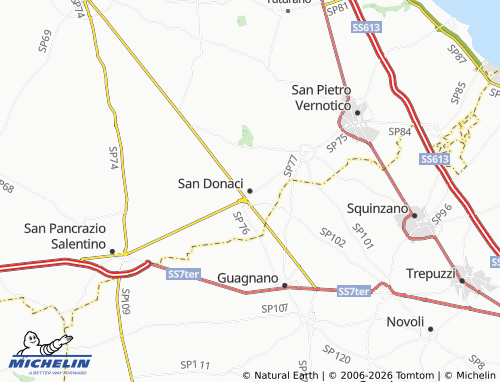 MICHELIN San Donaci map - ViaMichelin