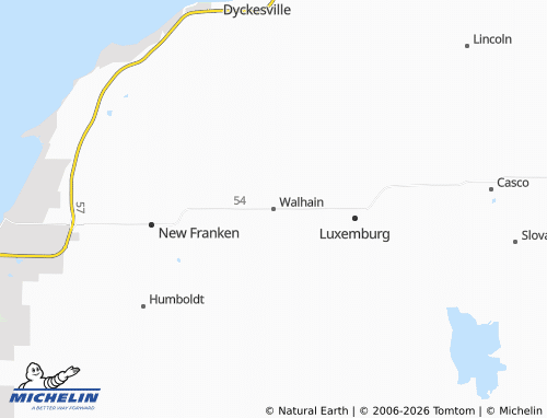 Carte MICHELIN Walhain - ViaMichelin