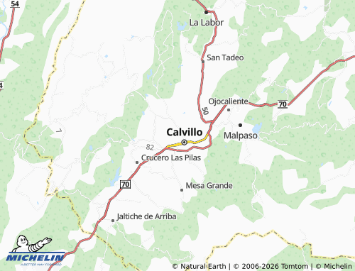 MICHELIN Vista Hermosa Segunda Sección map - ViaMichelin