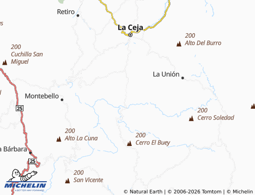 MICHELIN Piedras map - ViaMichelin