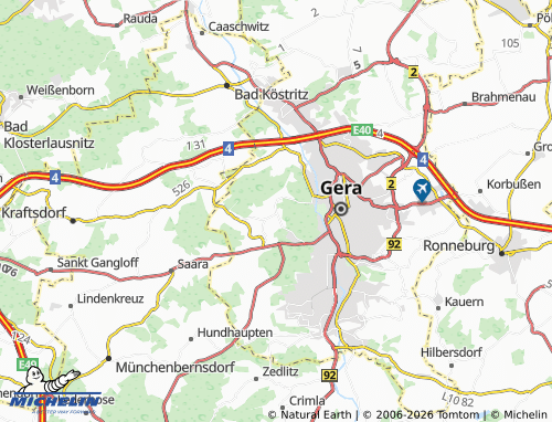 MICHELIN Ernsee map - ViaMichelin