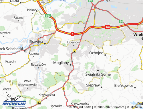 MICHELIN Gaj map - ViaMichelin
