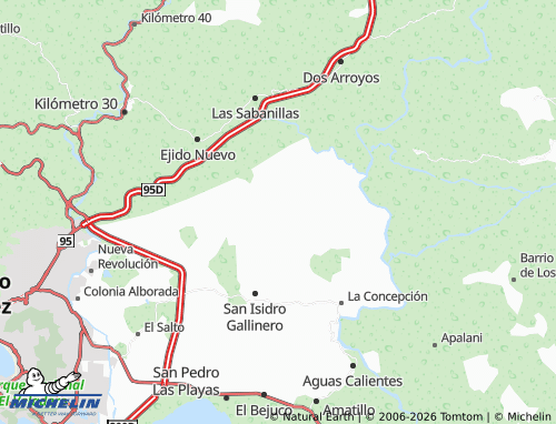 Mappa MICHELIN San José Cacahuatepec - ViaMichelin