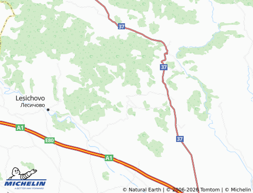 MICHELIN Elshitsa map - ViaMichelin