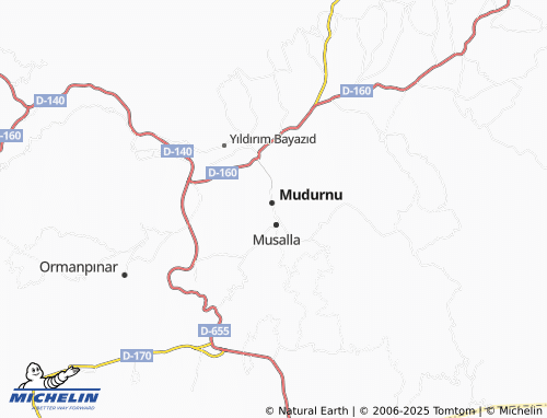 MICHELIN Seyrancık map - ViaMichelin