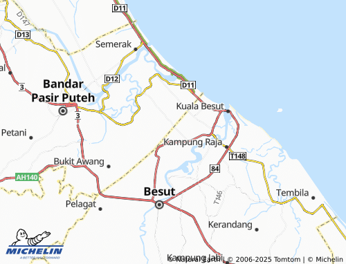 MICHELIN-Landkarte Taman RKR Gong Tengah - ViaMichelin