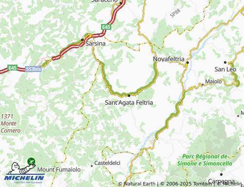 Carte MICHELIN Villa San Rocco - ViaMichelin