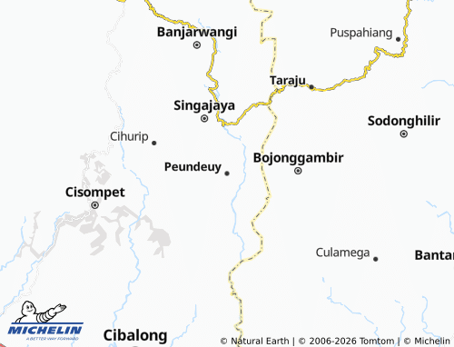 Carte MICHELIN Peundeuy - ViaMichelin