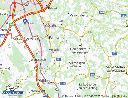 MICHELIN-Landkarte Sankt Ulrich am Waasen - ViaMichelin