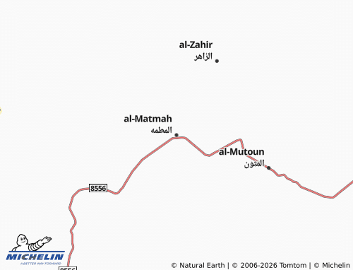 Kaart MICHELIN al-Matmah - ViaMichelin