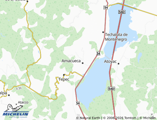 MICHELIN Lomas de Amacueca map - ViaMichelin