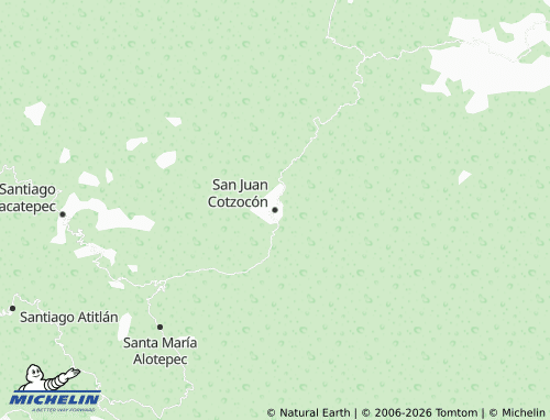 Mapa MICHELIN San Juan Cotzocón - ViaMichelin