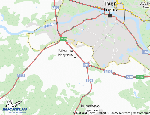 Carte MICHELIN Nikulino - ViaMichelin