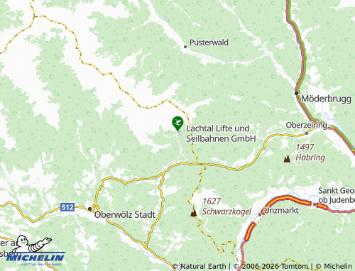 MICHELIN Lachtal map - ViaMichelin