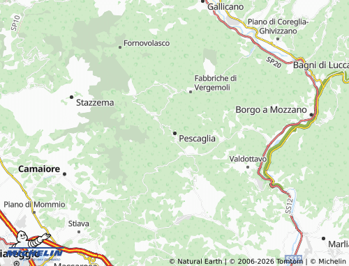 Mapa MICHELIN Pescaglia - ViaMichelin