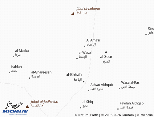 MICHELIN-Landkarte al-Wasa - ViaMichelin