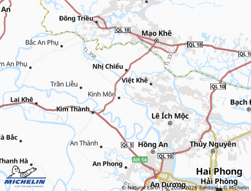 Mapa MICHELIN Kinh Môn - ViaMichelin