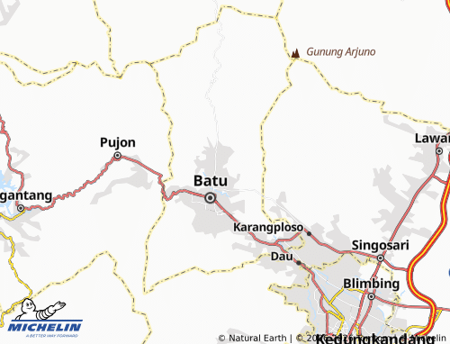 MICHELIN Bumiaji map - ViaMichelin
