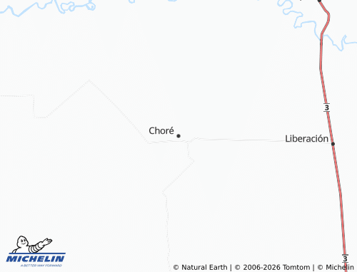 MICHELIN Choré map - ViaMichelin