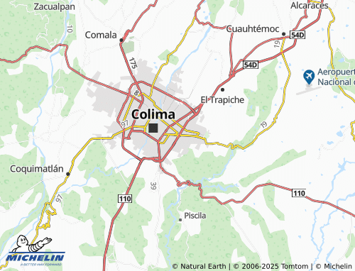 MICHELIN De Los Trabajadores map - ViaMichelin