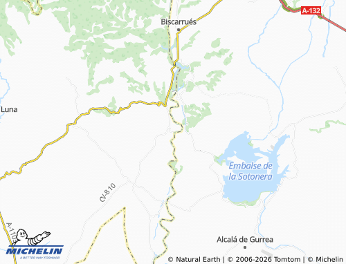 MICHELIN Puendeluna map - ViaMichelin