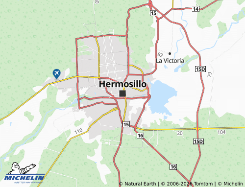 Carte MICHELIN Hermosillo - ViaMichelin
