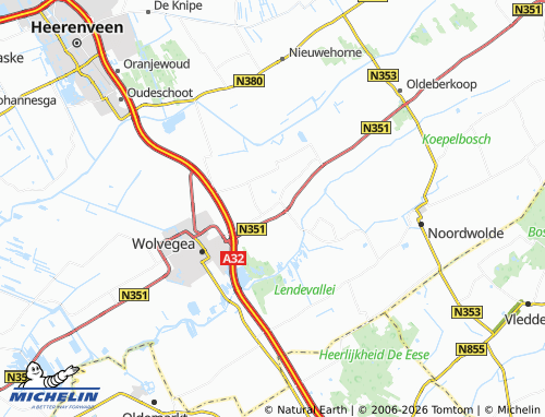Carte MICHELIN Oldeholtpade - ViaMichelin