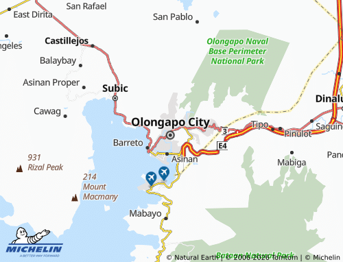 MICHELIN Santa Rita map - ViaMichelin